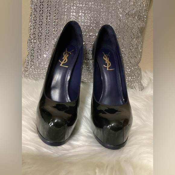 Authentic Saint Laurent black heels size 38 - Picture 2 of 11